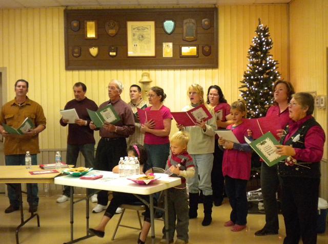 Carolers at the Activities Building- Open House 2011